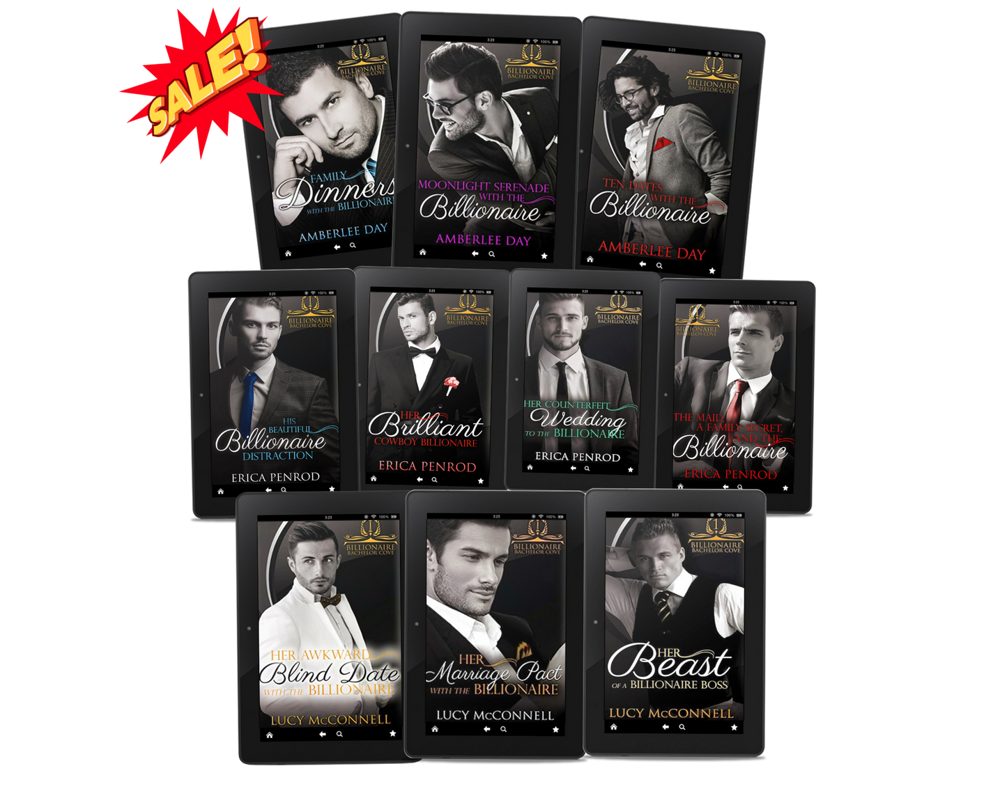 Billionaire  Bachelor Cove E-Book Bundle